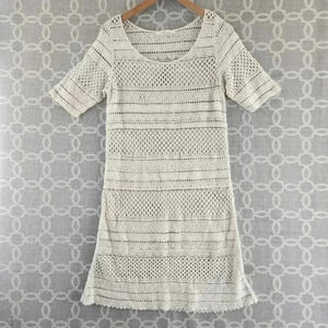 Anthropologie Solitaire Scoop Neck Half Sleeve Cover up Women's M